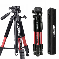 140cm/55'' Tall Zomei Aluminum Photography Stand Professional Tripod for Mobile Camera Phone Projector Webcam Spotting Scopes