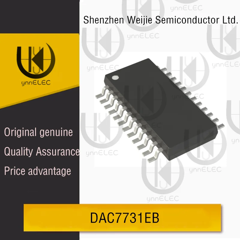 Original DAC7731EB 16-Bit Quad Channel Voltage Output DAC SPI Interface SSOP-24
