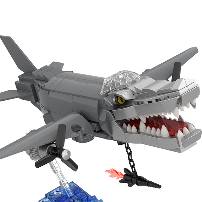 Compatible With LEGO The Book of Mountains and Seas Abstract MOC Building Blocks Model Crocodile Bombardirocrocodilo Bricks Toys