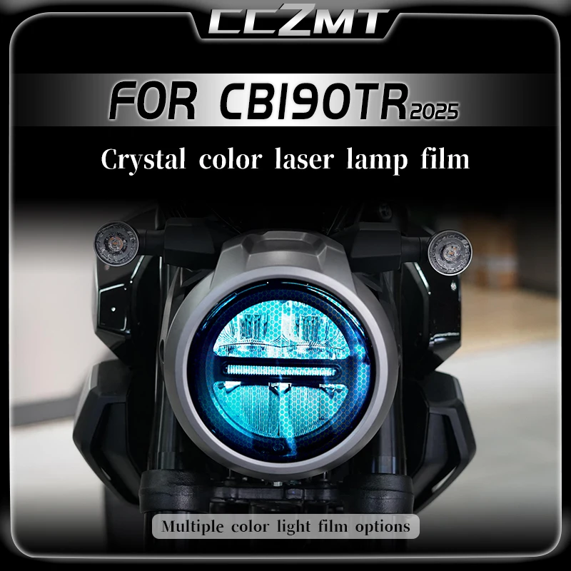 

For HONDA CB190TR cb190tr 2025 honeycomb laser film headlight transparent film protective sticker modification accessories