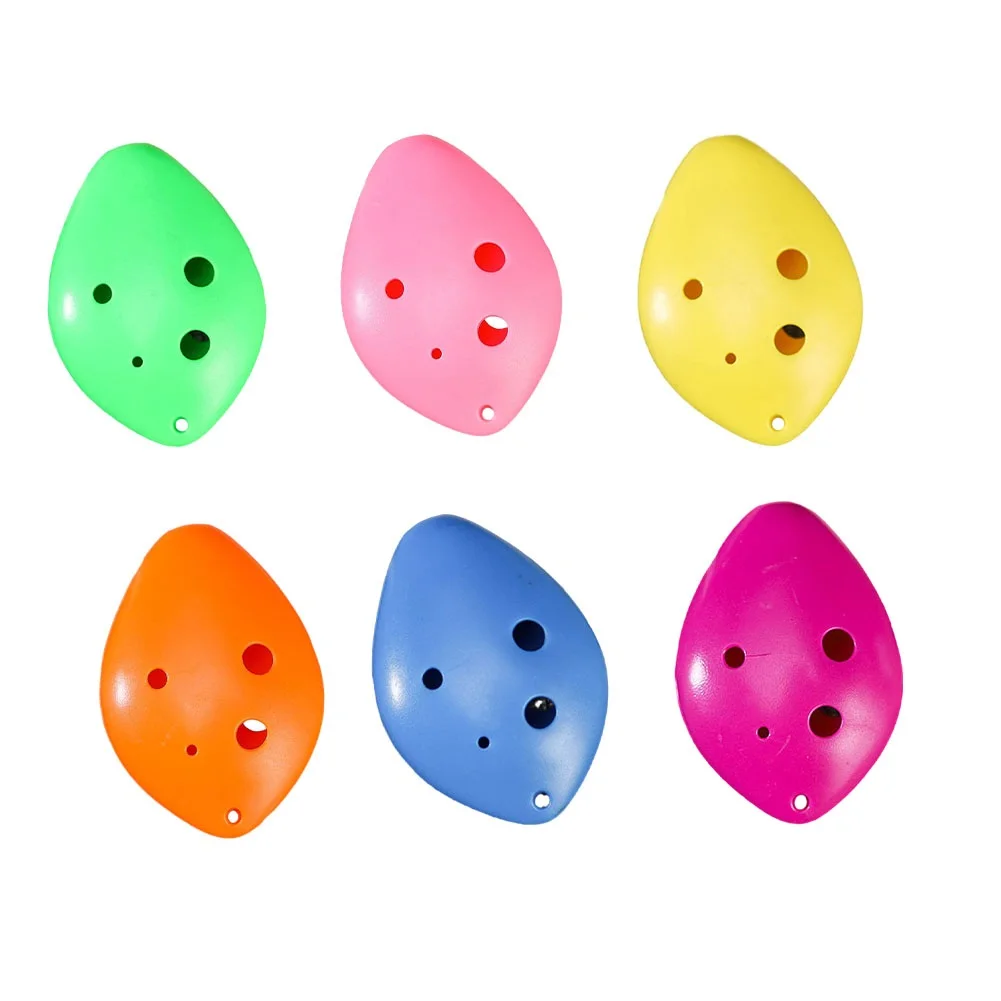 6 buracos ocarina soprano c chave instrumentos musicais plástico cerâmica ocarina com livro de músicas pescoço corda treinamento para iniciantes