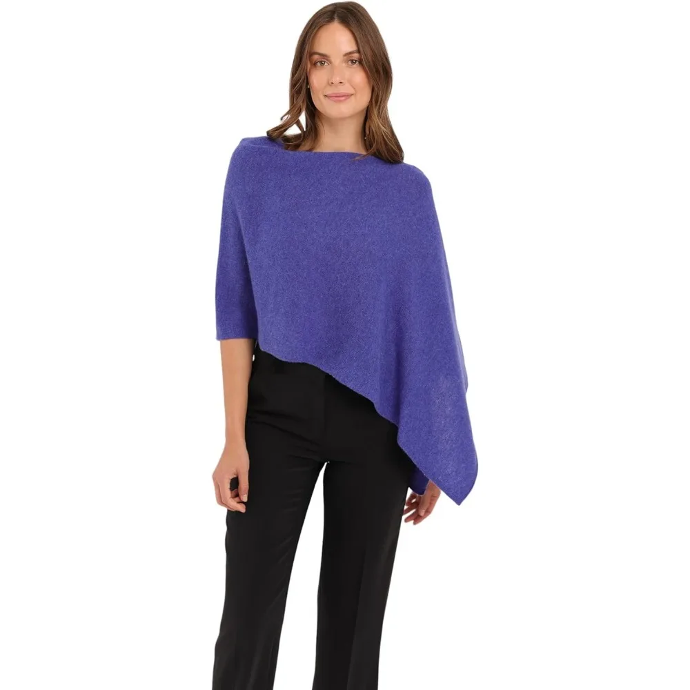 معطف كشمير 100% فاخر - فستان علوي خفيف الوزن وناعم ومريح - غلاف كشمير متعدد الاستخدامات - هدية مثالية لها