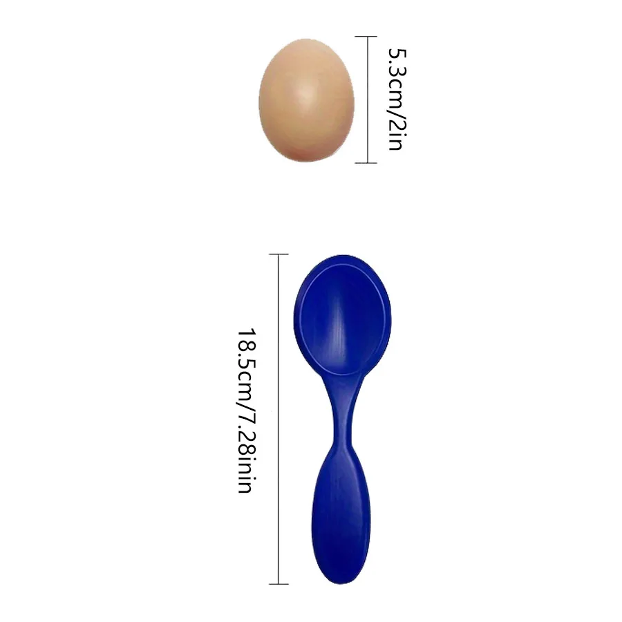 1 Set of Easter Egg Balancing Spoon Fun Exercise Egg Balancing Spoon Balancing Running Competition Game