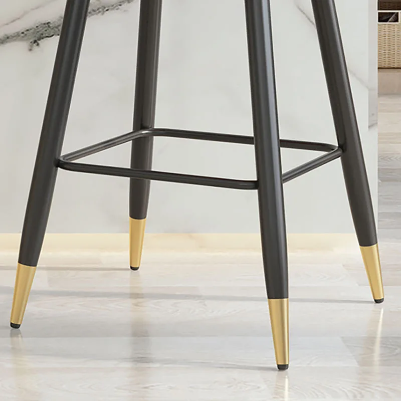 Luxury Metal Bar Stool Design Telescopic Recreational Stylish Party Chairs Adjustable Height Cushion Taburetes De Bar Furniture