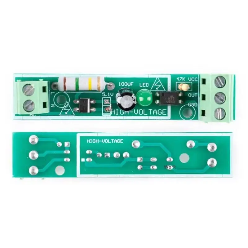 1Pcs High-Voltage Isolation Detector For PLC & Industrial Automation Control 1-Channel 220V  Optocoupler Module
