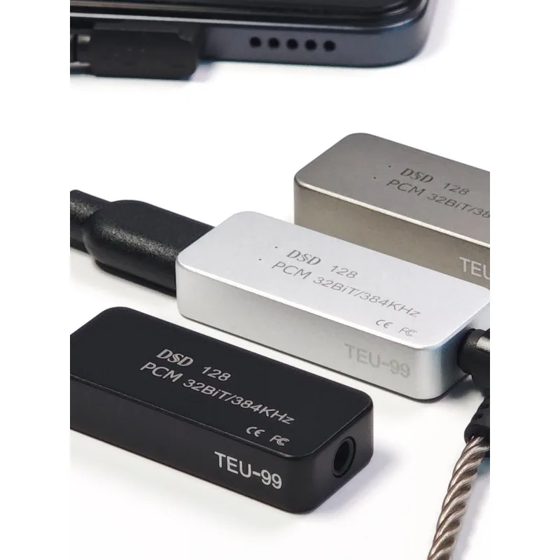TimeEarTEU99 Decoding Headphone Amp, Phone Tail Device, Apple Android Type-C Decoder PCM/DSD Decoding