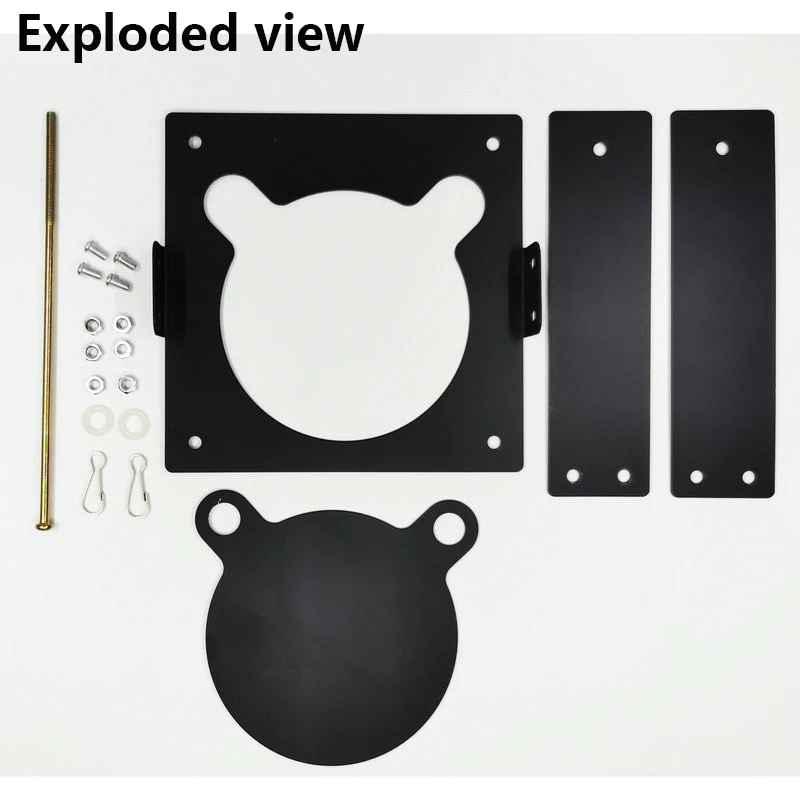 Objetivo oso 10cm tiro pistola colgante para interior exterior - imagen 5