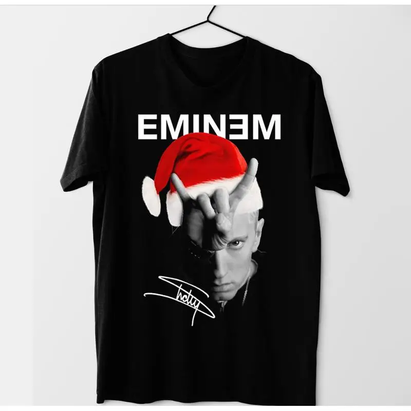 Футболка Eminem Christmas Signature для фанатов всех размеров
