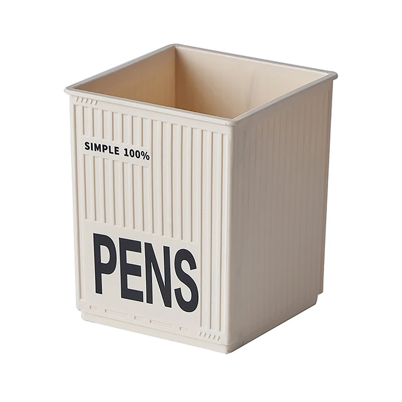 New Creative Student Desktop Pen Storage Box Multifunctional Pencil Pot Organizer Kawaii Container Plastic Makeup Box