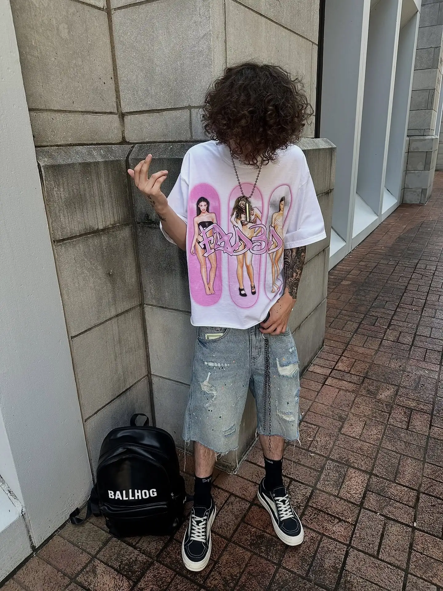 

American cartoon graphic t shirts y2k tops oversized t shirt couples pro choice harajuku gothic streetwear retro women clothing