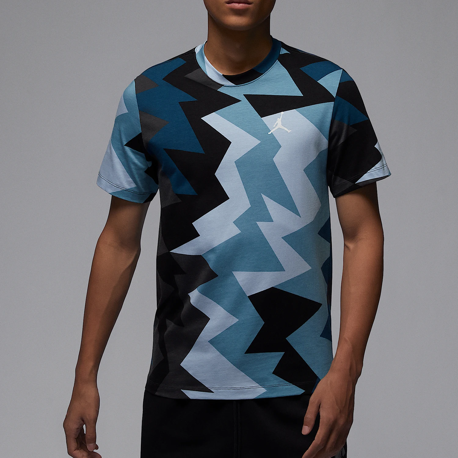 

Nike Authentic JORDAN New Men's Round Neck Printed Breathable Short Sleeve T-Shirt FB7356-425