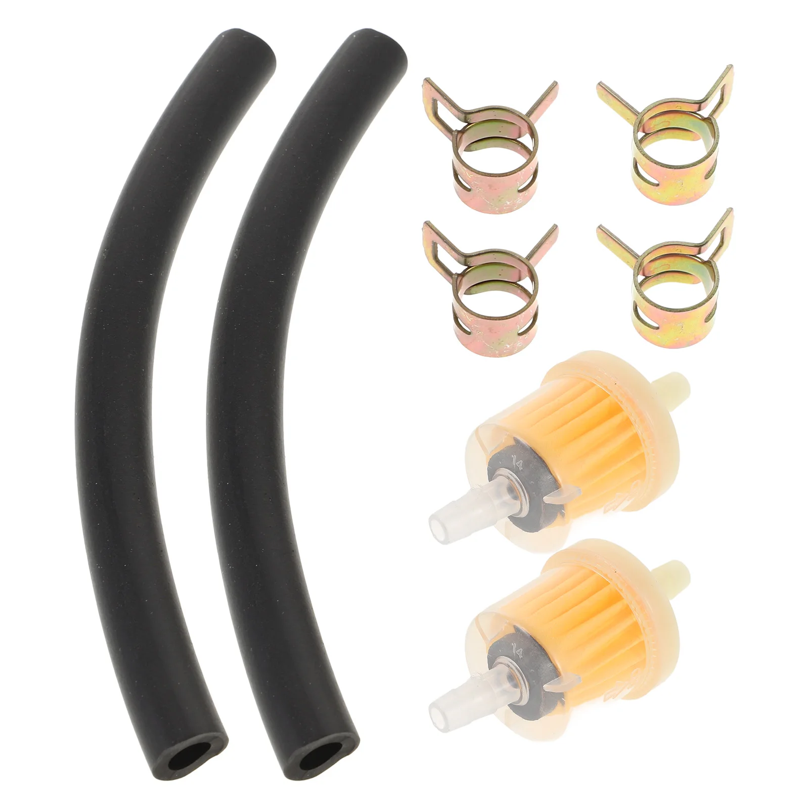 

8 Pieces Gasoline Filter Kit Small Engines High Efficiency Filtration Engine Protection Universal Motorcycle Scooter Dirt Bike