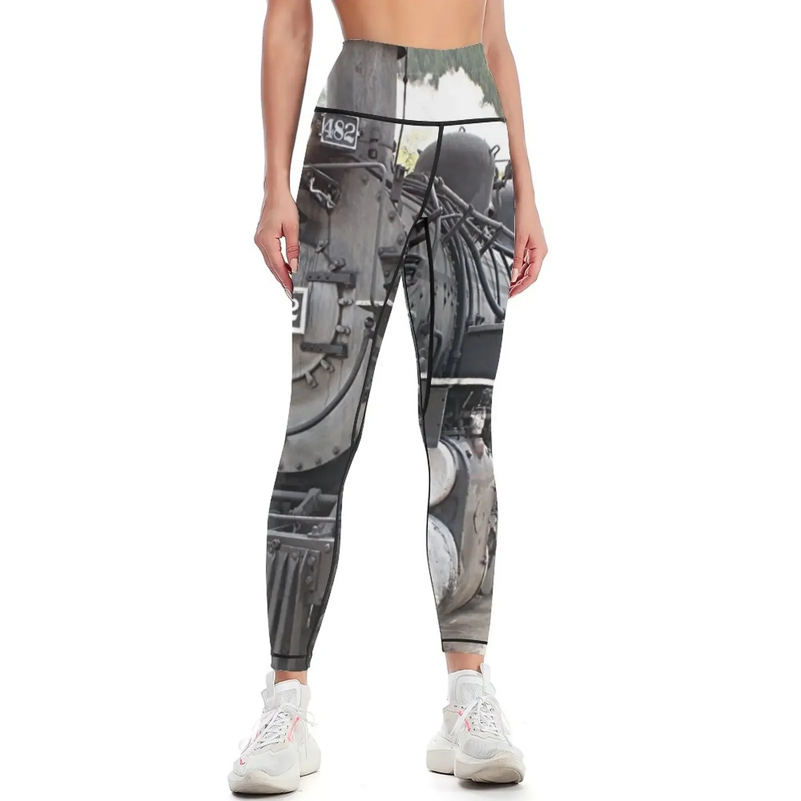 Steam train engine Silverton, Colorado, USA 8 Leggings Sportswear woman gym sports for Sports pants for Womens Leggings