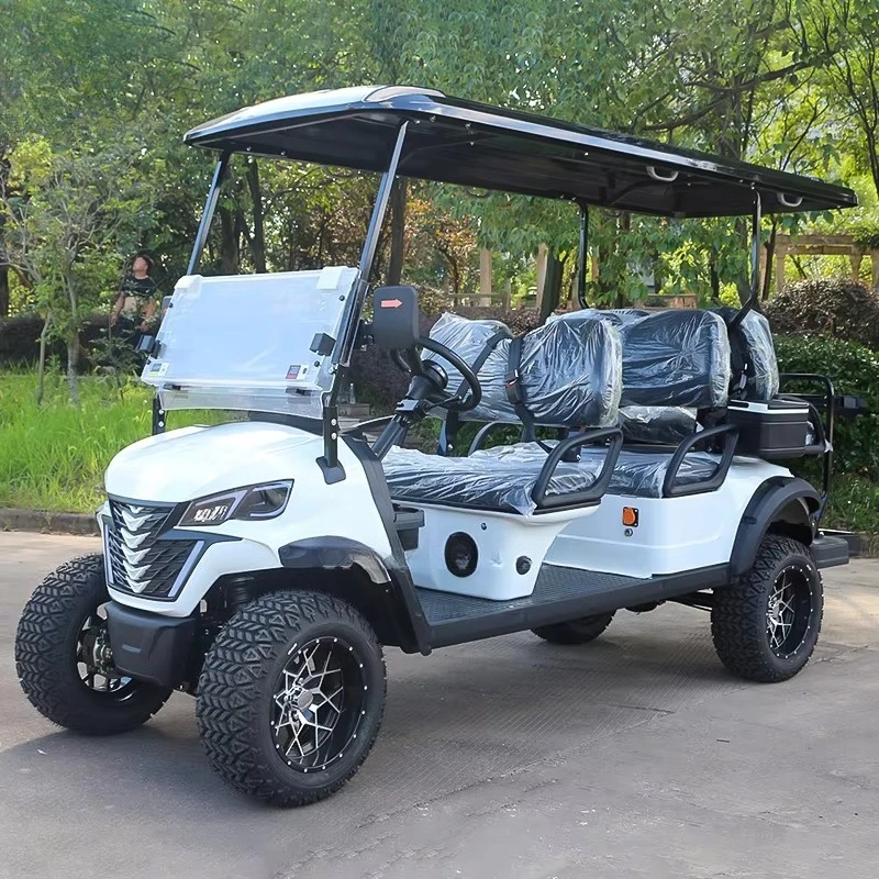 

Custom 72V Golf Cart 6 Seater Lithium Battery Golf Buggy Off Road Club Car