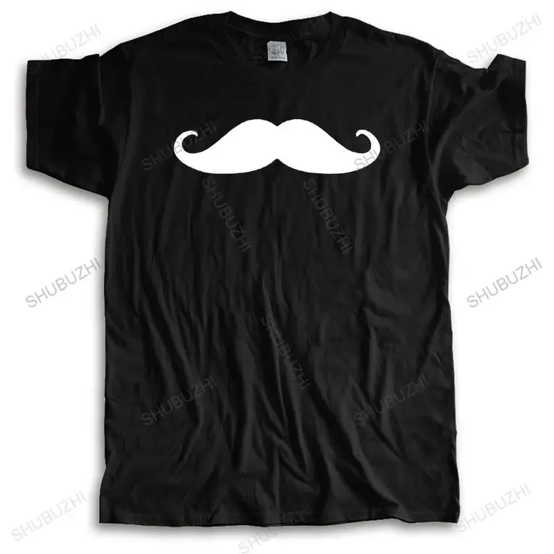 S-5XL Homme Casual Tee Shirts Tops Short Sleeve T-shirt Mustache Hiphop T Shirt Funny Moustache Tshirt Creative T Shirts