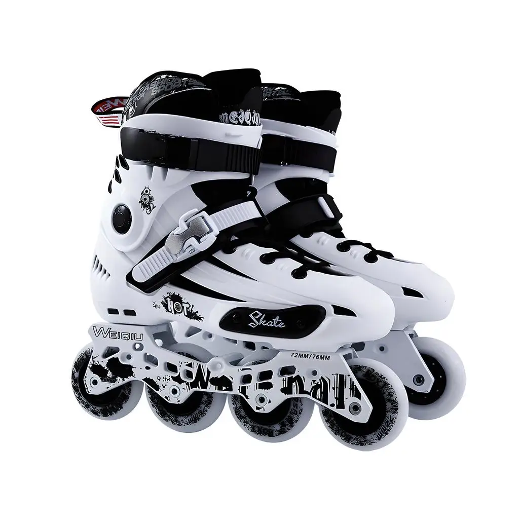 Professional Skate Shoes Adult Men'S And Women'S Flat Straight Row Roller Skates Single Row Adult Beginner Fancy Roller Skates