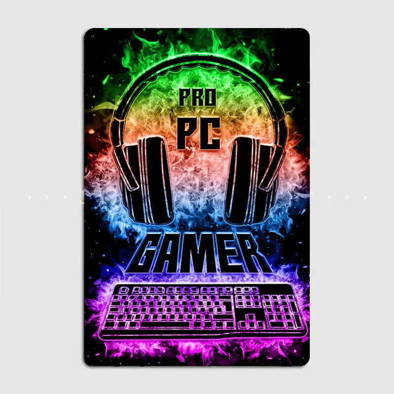 PC Gaming Sign Vintage Retro P - Pc Gaming Club บทวิจารณ์และราคา