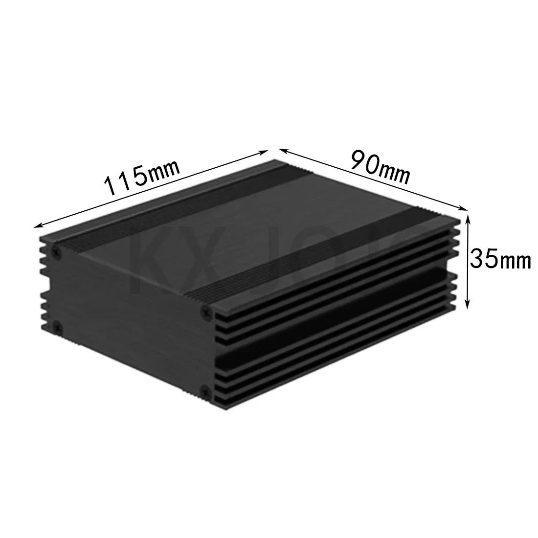 

Aluminum Enclosure 90*35*115/125mm Waterproof Integrated Case PCB DIY Instrument Electronic Project Protective Box Black/Red