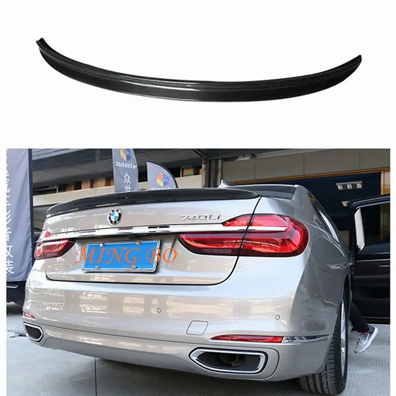 

FOR BMW G11 G12 7 Series Car 740i 750i 760i Sedan Spoiler 2016 2017 2018 2019-2021 Carbon Fiber Rear Spoiler Boot Wing AC Style