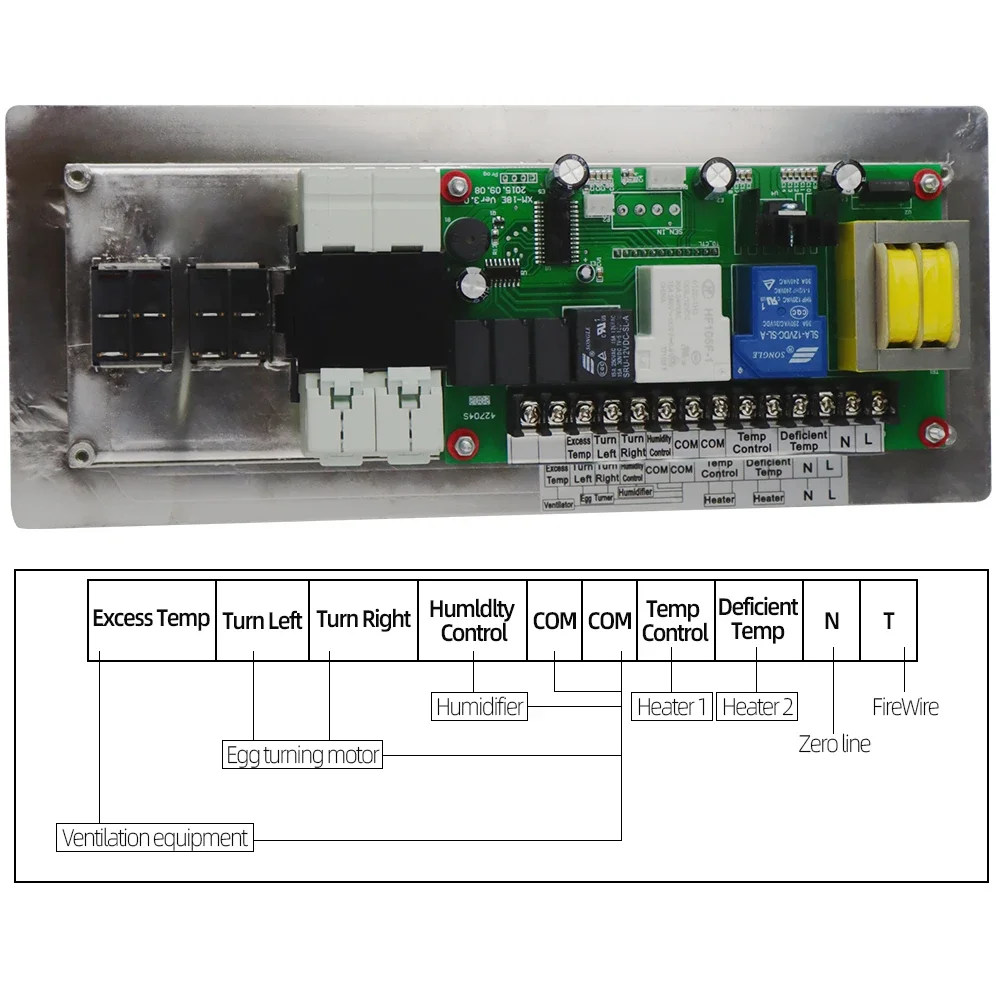 XM-18E Egg Incubator Full Automatic Egg Hatcher Temperature Humidity Controller Digital Multifunction Controller