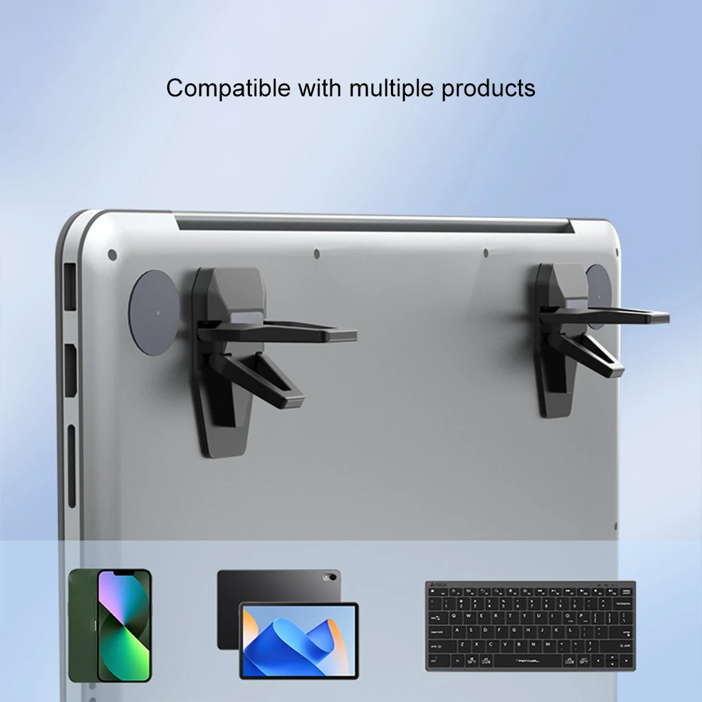 Adjustable Folding Laptop Stand Mini Legs Ultra-thin Portable Support for Macbook Notebook Cooling Holder Feet Invisible Bracket