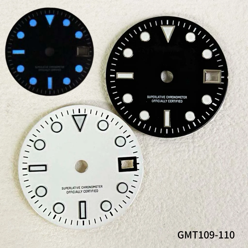28.5mm NH34 S dial | Exclusive to Explorer II with S mark + BGw9 Blue Night Light compatibility for men's watch