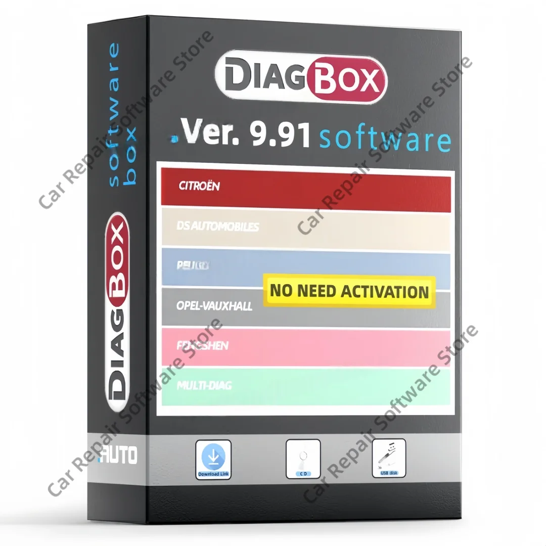 

Диагностический инструмент Hot Diagbox V9.91, полное обновление для Lexia3 PP2000 Lexia-3 для Citroen/Peogeot, тестирование системы кодов неисправностей