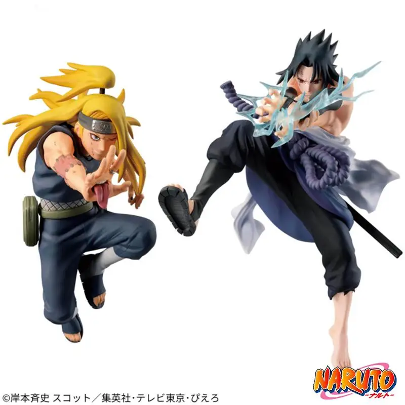 Figuras de acción originales de Bandai Banpresto NARUTO 72 series 40 VIBRATION STARS DEIDARA UCHIHA SASUKE, Figura de Anime, muñeco de dibujos animados, juguete