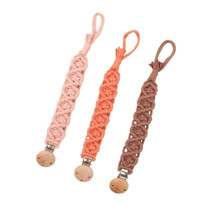 

J15U Baby Teether Chain Portable Infant Pacifier Clip Adjustable Length Pacifier Clip