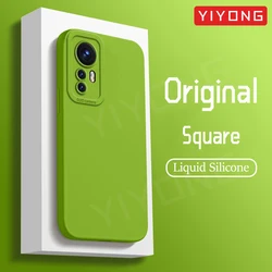Mi12 Case YIYONG Liquid Silicone Soft Cover For Xiaomi 12 12X 12T 14 15 Mi 11 13 13T Pro Xiomi Mi11 Lite Mi12X Mi12T Mi13 Cases