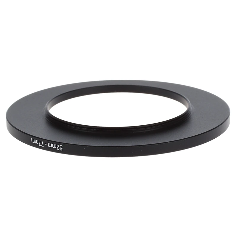 2Pcs 52Mm-77Mm 52-77 Metal Step Up Filter Ring Adapter For Camera