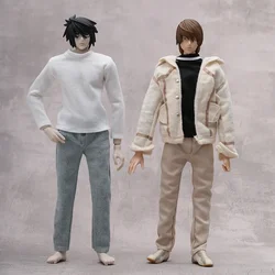 L / Light Yagami Real Clothes Version PVC Action Figure Toy Anime Figurine Collectible Model Toy