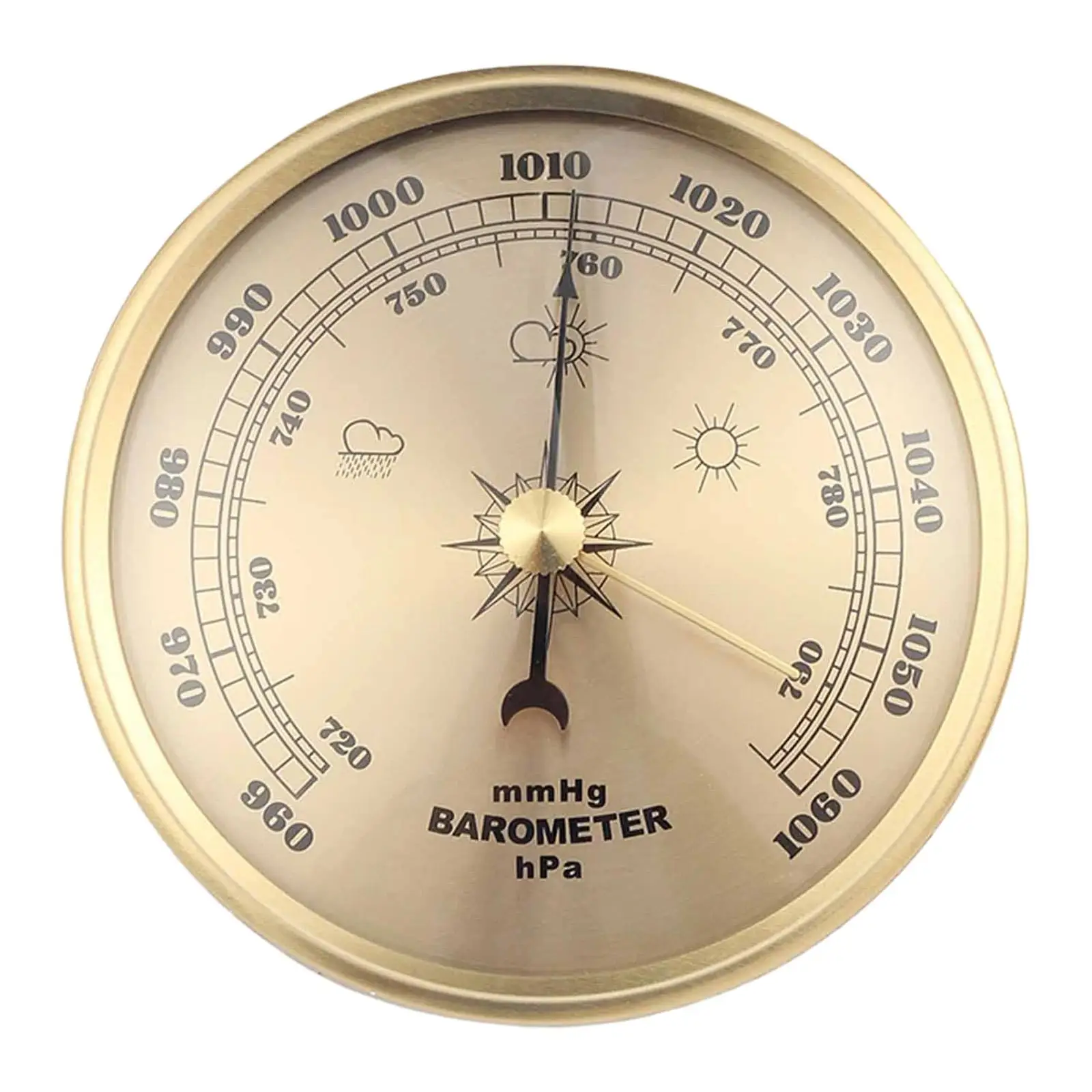 

Barometer Weather Station Accurate Multipurpose Convenient Reading Versatile mmHg/hpa Air Pressure Gauge for Indoor Home Boat