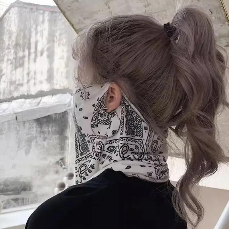 31BF Stylish Face Scarves For Active Women Sun Protections Mask For Men And Women