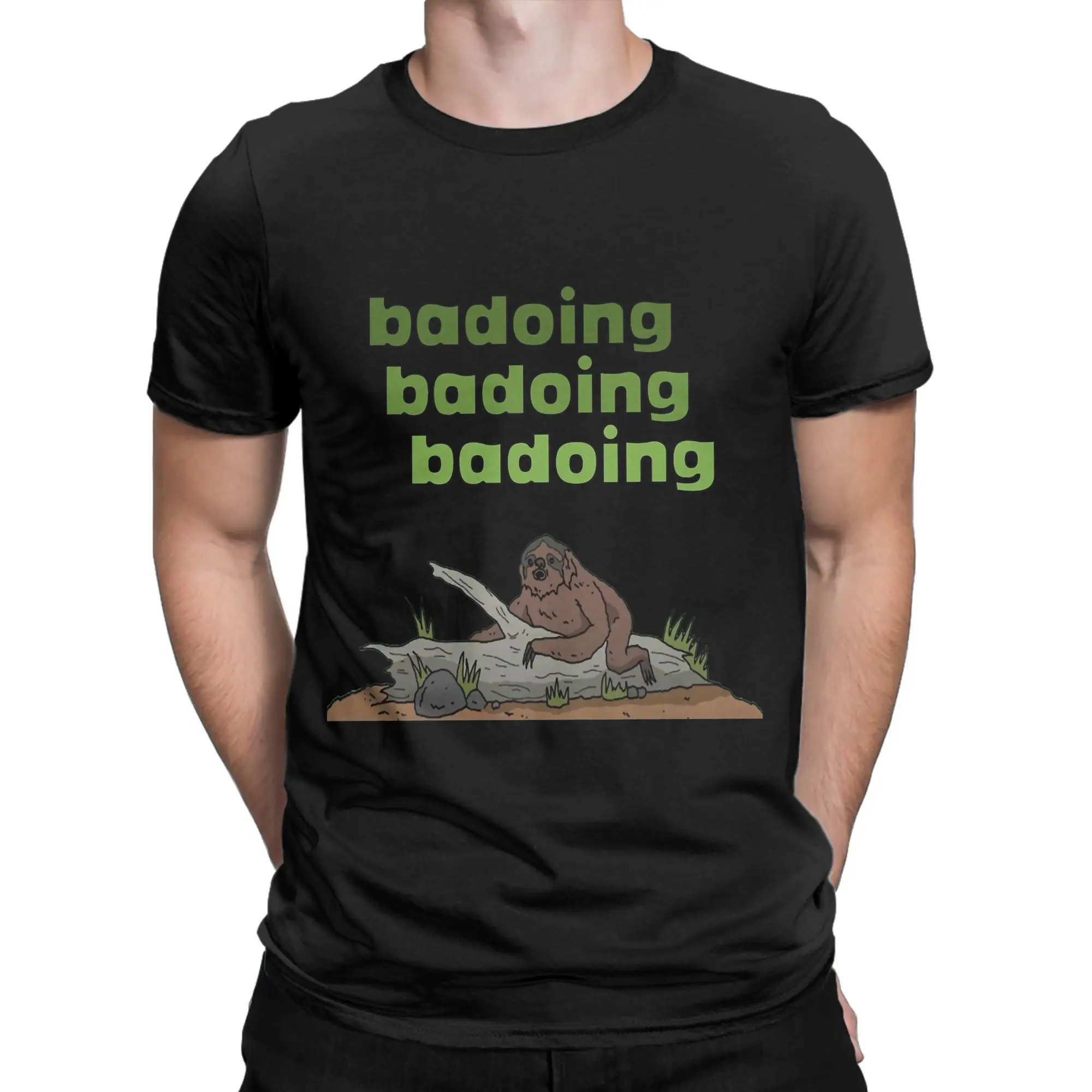 The Big Lez Show   T-Shirt Men badoing Novelty Cotton Tee Shirt Round Neck Short Sleeve T Shirts Summer Clothes
