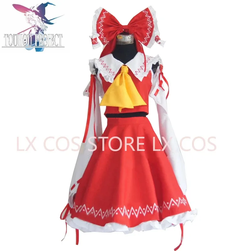 

lili 123Halloween Touhou Project Reimu Hakurei Cosplay Costume Custom Made