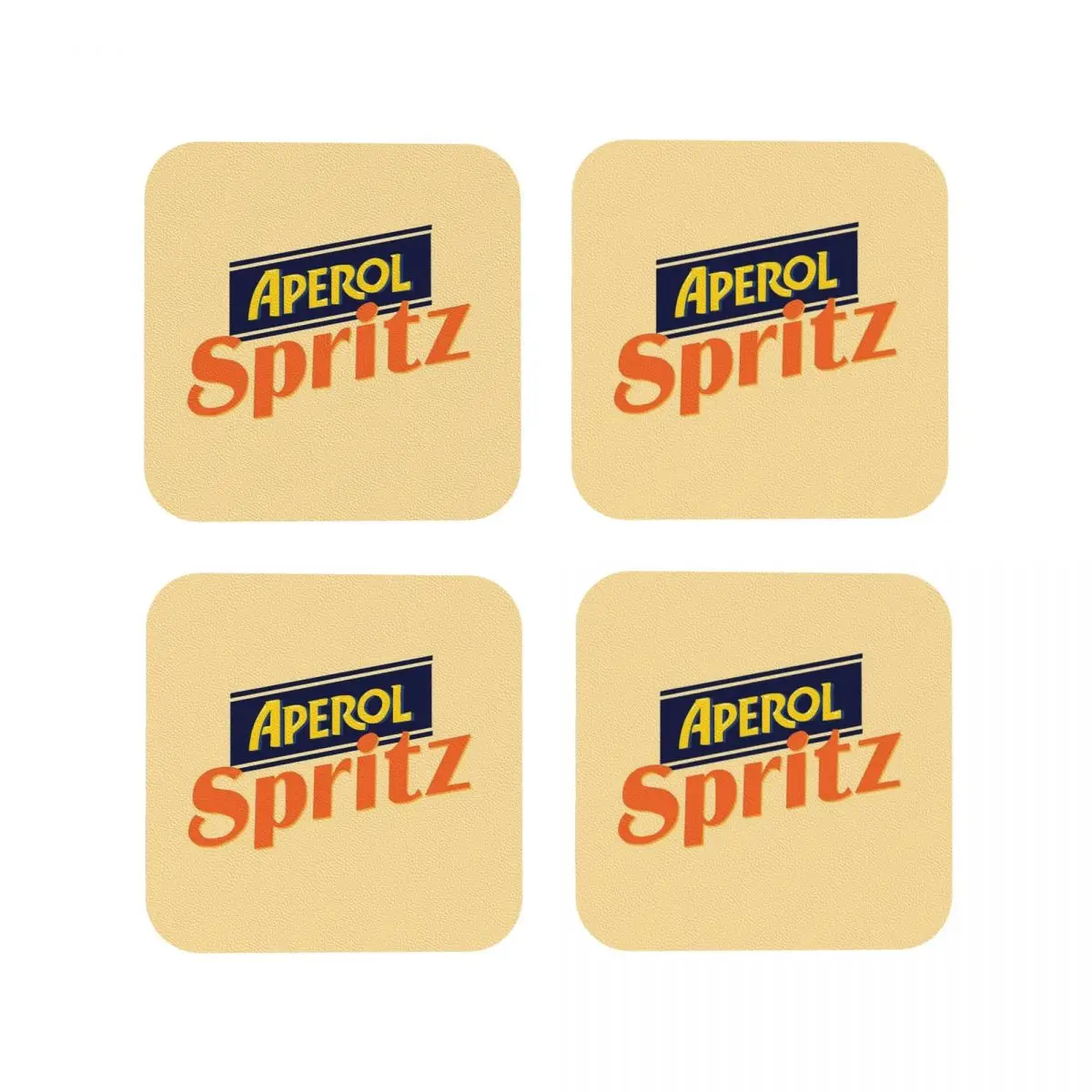 Aperol Spritz Coasters Baking Mat Dining Table Mat kitchen Accessories Sink Mat For Drying Dishes Mat Coffee Mat Hot Pad