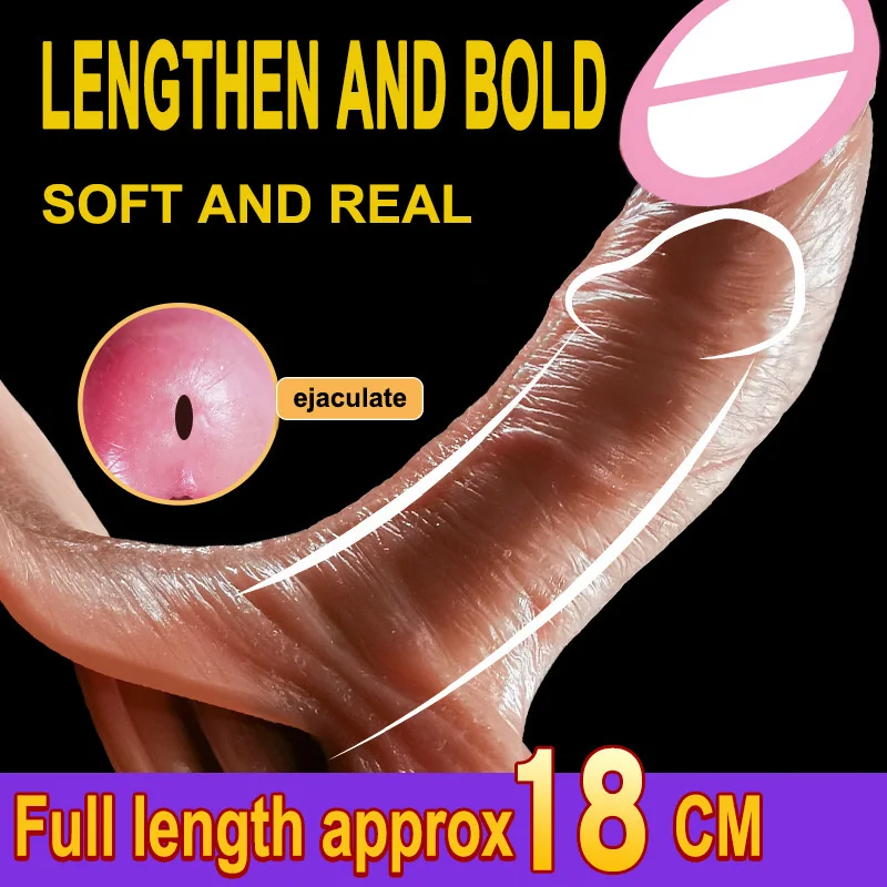 Silicone Enlargement Penis Extender Sleeve Reuseable Condom Delay Ejaculation Sex Toys for Men Intimate Goods Sex Shop Dildos