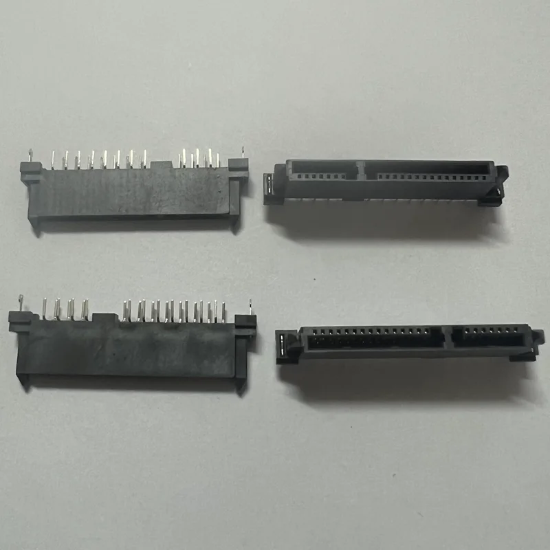 SATA Connector Double row dislocation pin Female 7P+15P 22Pin Hard disk interface Connector Socket