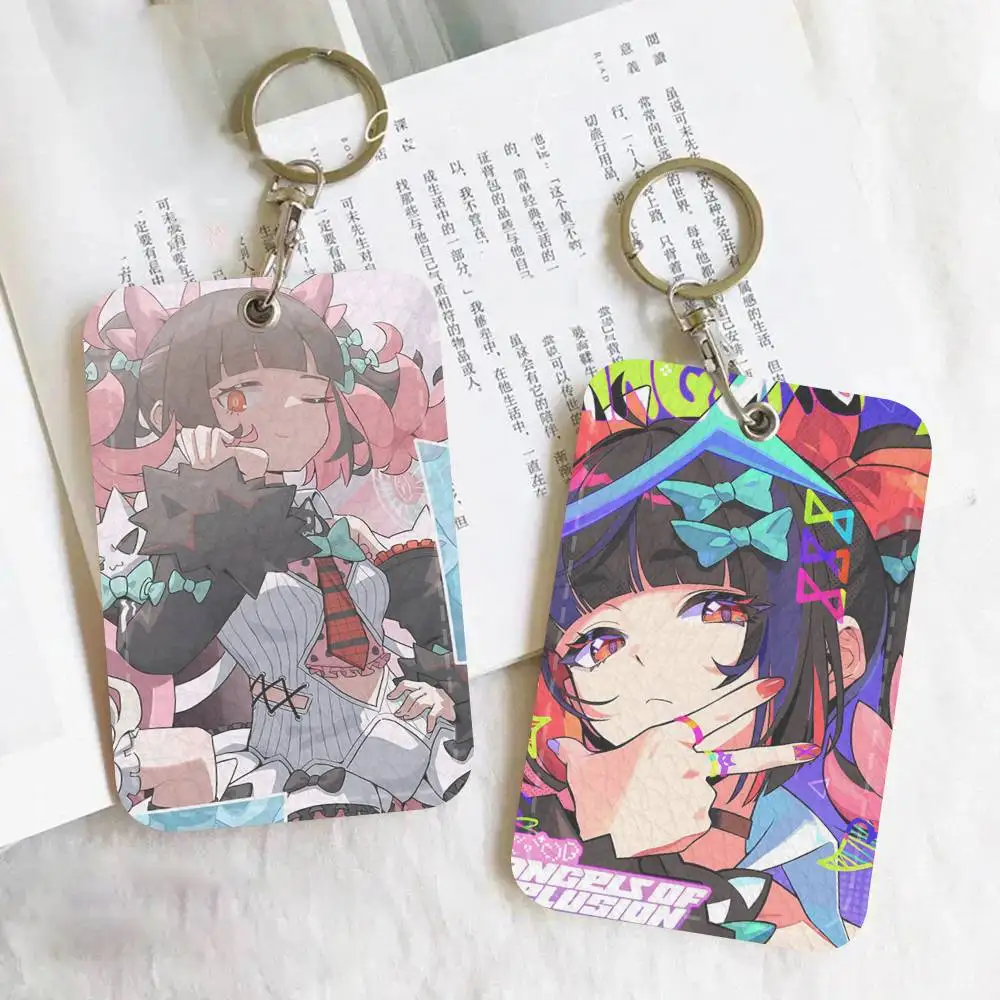 Anime Game Zenless Zone Zero Nangong Yu Holder Suitable For Bank Card Subway Bus Card Wallet Card Case Badge Holder Keychain