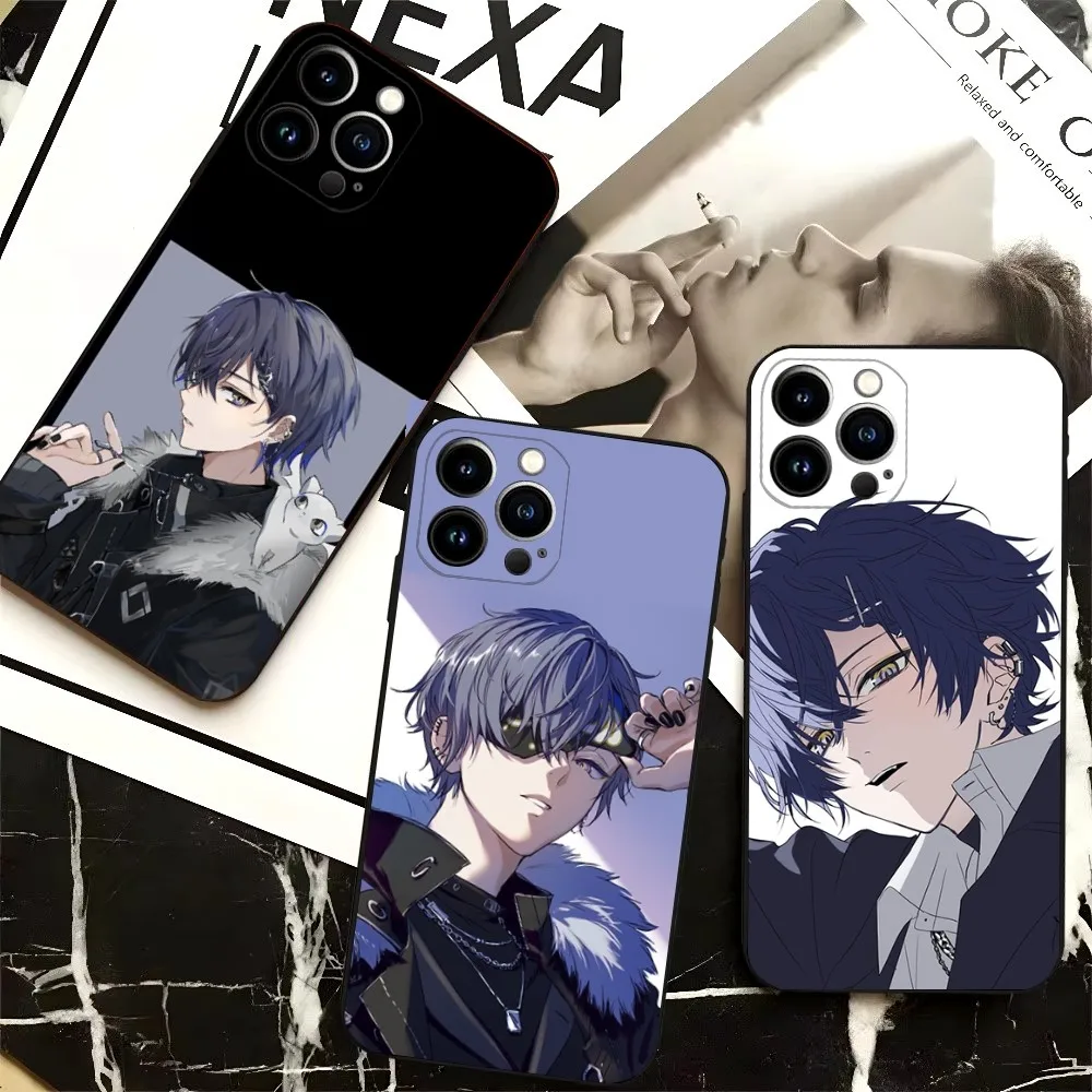 

Koyanagi Rou Vtuber Phone Case For iPhone 16,15,14,13,12,Pro,Max,11,7,8,Plus,XR,XS Max Shockproof Silicone Soft Shell