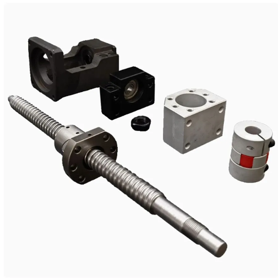 High precision cold-rolled ball screw lever guide rail die set slide table SFU1605 screw servo stepper motor seat