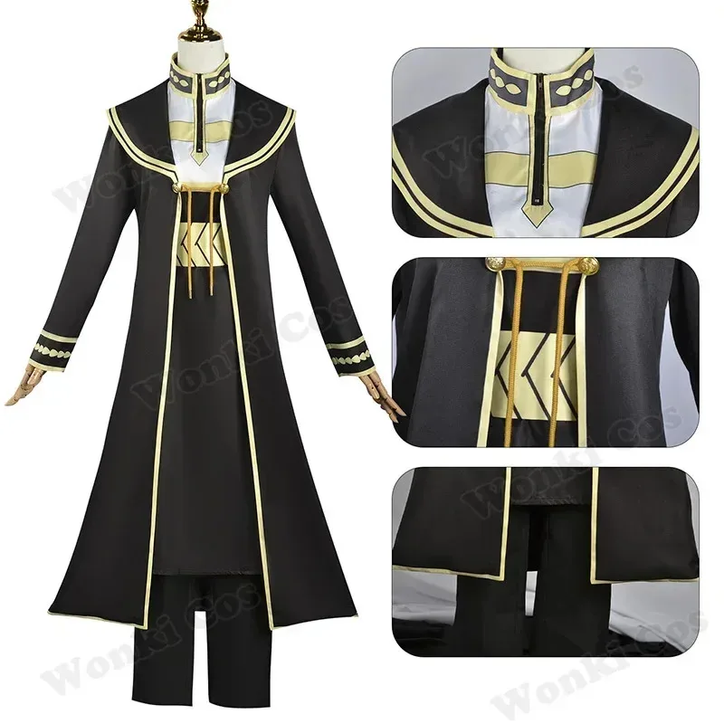 Anime Freeze Costume Cosplay Sky Cheery Cosplay Freeze Parrucca Capelli corti per uomo Donna Abiti da festa con mantello