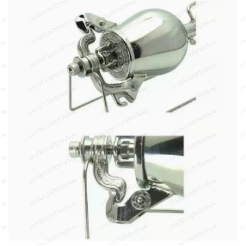 Mini Stainless Steel Popcorn Popper With Pressure Gauge Portable Handheld Small Grain Puffing Machine