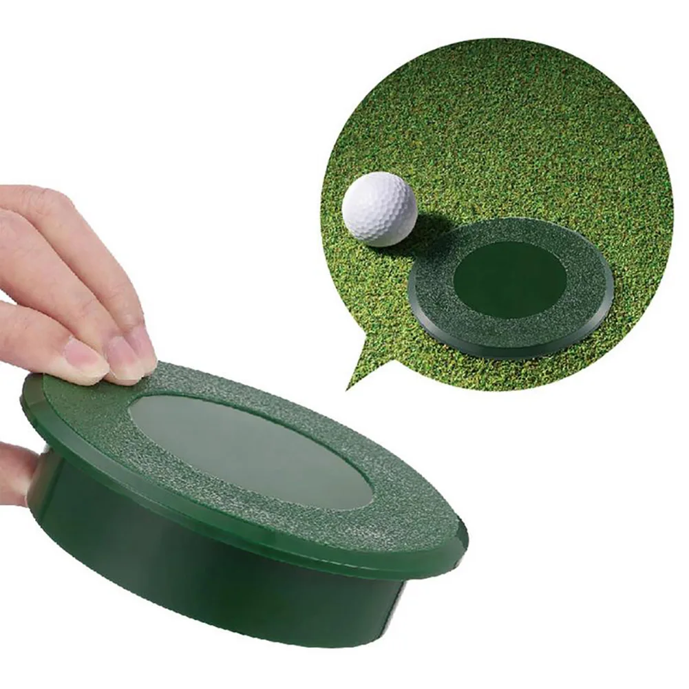 Golf Hole Cup Cover Golf Cup Cover Waterproof Leak-proof Fadeless Wear Resistant Sturdy And Durable Protective Portable Plastic