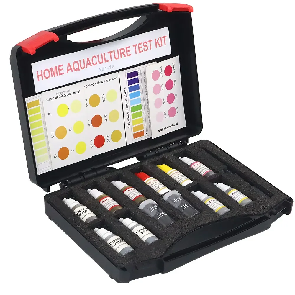 Home aquaculture fish water quality tester multiparameter water quality analyse reagents water quality test kit