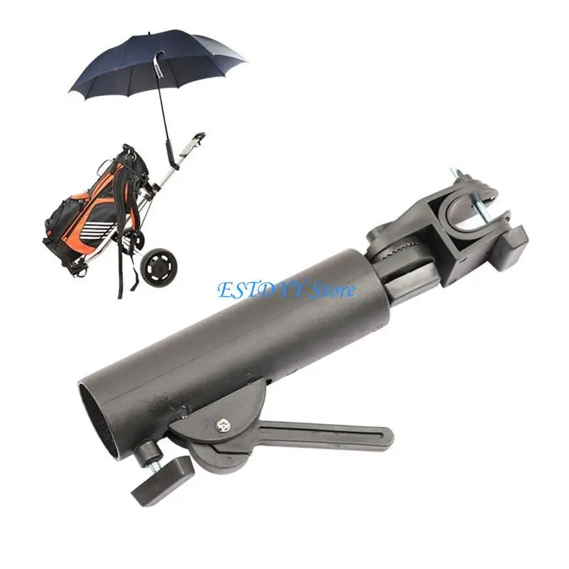 G6DE Golf Push Trolley Umbrella Holder Golf Cart Trolley Umbrella Holder Adjustable