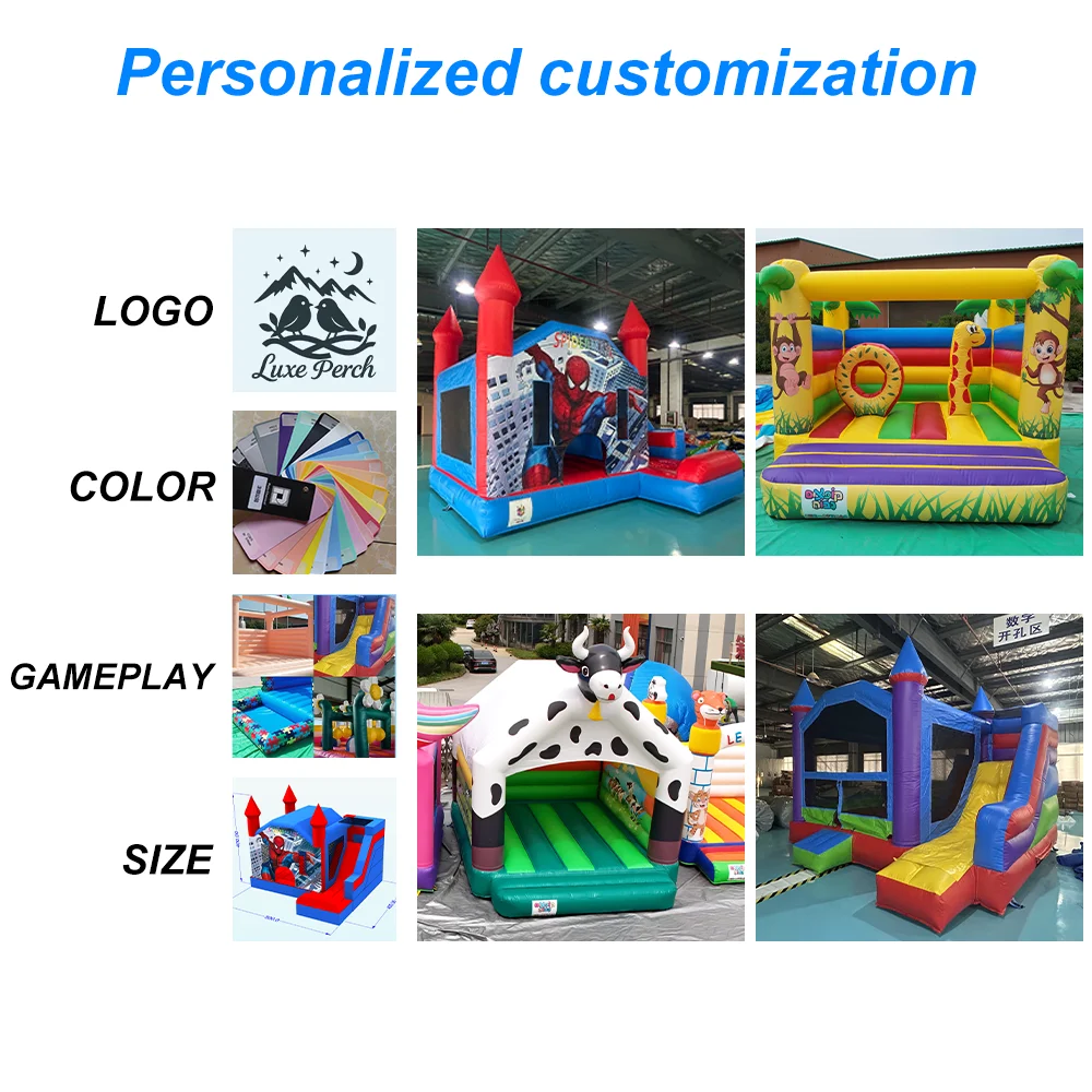 Cartoon customs children's bouncy castles blow up bounce houses and slides children's entertainment