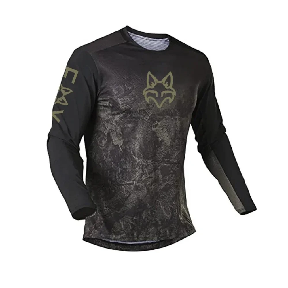 2025 nueva camisa de ciclismo de Motocross para hombres y mujeres verano Fox motocicleta bicicleta de montaña todoterreno motocicleta camisa de manga larga