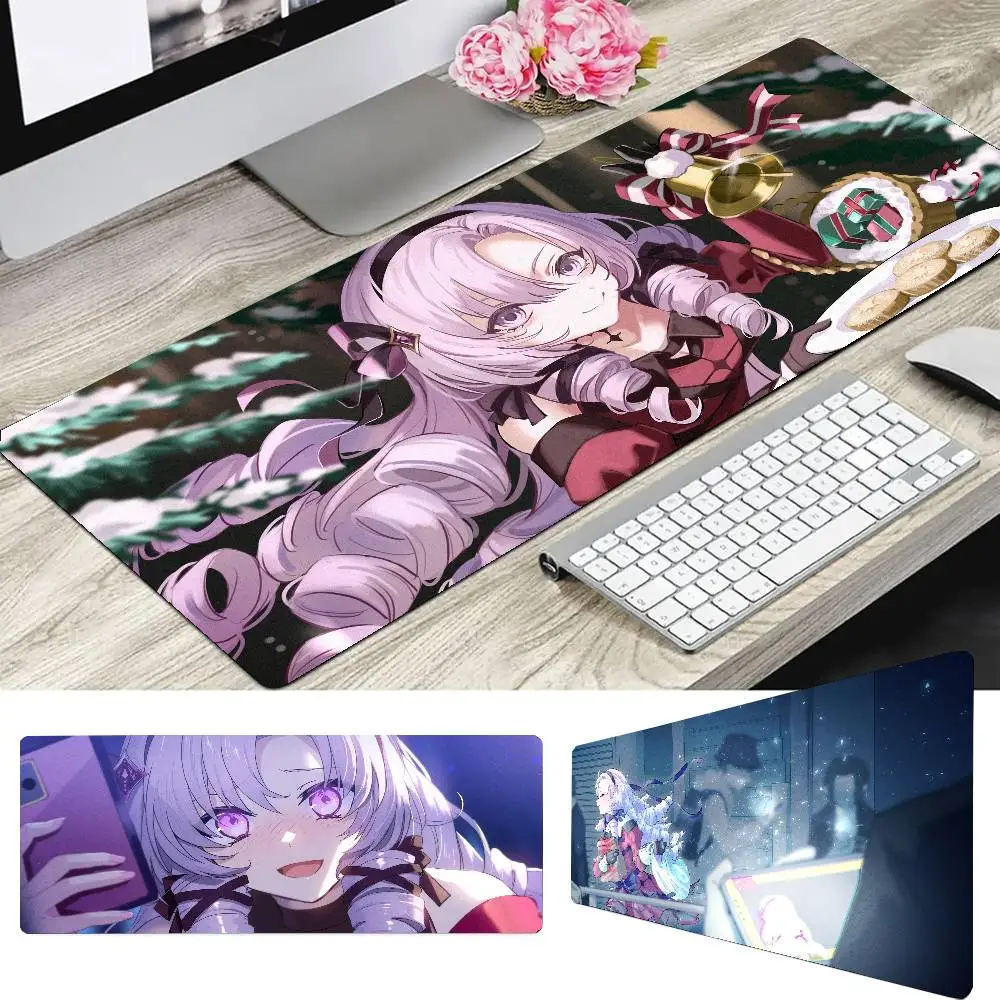 Hyakumantenbara Salome Anime N-nijisanji Mousepad Non-slip Suitable For Office Computers Laptops E-sports Game Desk Mats XXL Ke